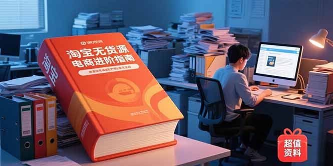 （15317期）淘宝无货源电商进阶指南，包含新人课、进阶课，配套资料，蓝海选品等-问小徐资源库