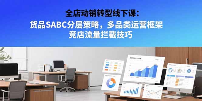（15419期）全店动销转型线下课：货品SABC分层策略，多品类运营框架 竞店流量拦截技巧-问小徐资源库