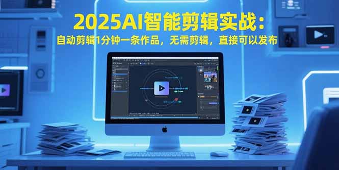 （15504期）2025AI智能剪辑实战：自动剪辑1分钟一条作品，无需剪辑，直接可以发布-问小徐资源库