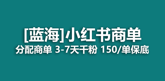 2023蓝海项目，小红书商单，快速千粉，长期稳定，最强蓝海没有之一-问小徐资源库