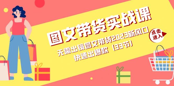 图文带货实战课：无需出镜图文带货2023新风口，快速出爆款（33节）-问小徐资源库