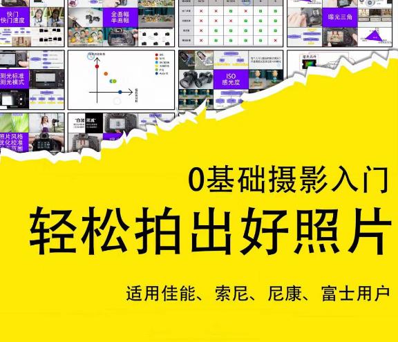 0基础摄影入门，轻松拍出好照片（适用佳能、索尼、尼康、富士用户）-问小徐资源库