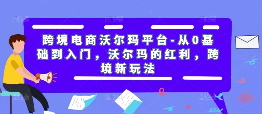 跨境电商沃尔玛平台-从0基础到入门，沃尔玛的红利，跨境新玩法-问小徐资源库