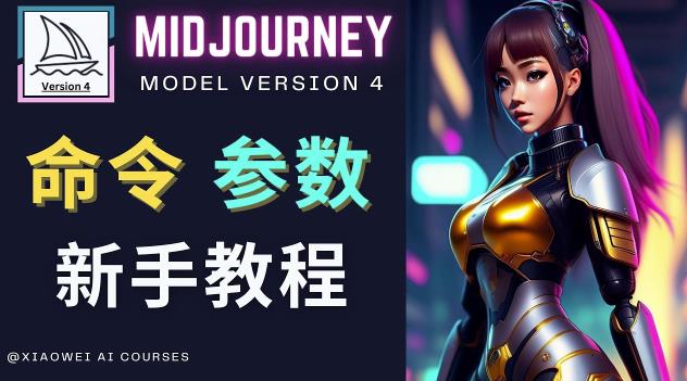 Midjourney新手入门教程，轻松创作顶级图像，命令参数-新手教程-问小徐资源库