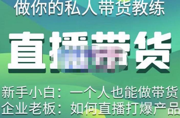 硬核传媒·直播带货（私人教练），实操实战教学，通俗易懂，学完后新手小白一个人也能做带货-问小徐资源库