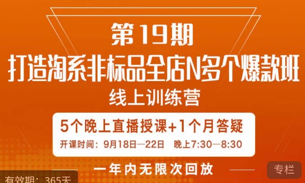 钟辰·拼多多单品爆款班，一个拼多多超级爆款养一个团队-问小徐资源库