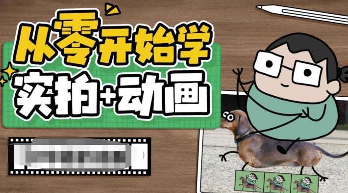 从零开始学实拍加动画，实拍加动画创意教程-问小徐资源库