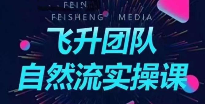 飞升团队课程自然流实操课，抖音半无人起号主播间搭建教学-问小徐资源库